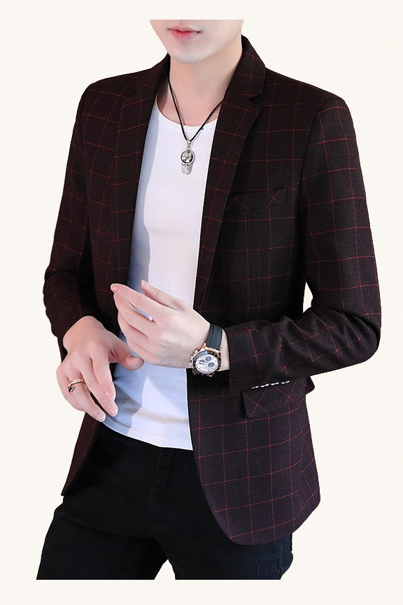 MONSEN Suitory Slim Korea-Style Blazer in Performance Blend product image