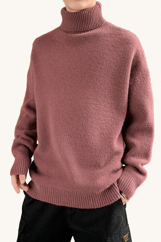 MONSEN Suitory High-Neck Fleece-Lined Sweater product image