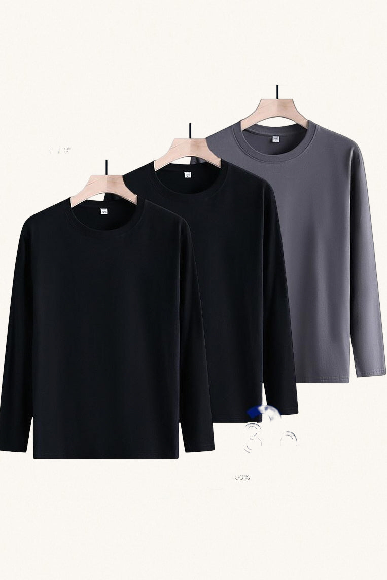 MONSEN Suitory 3-Pack Long-Staple Cotton Crewneck T-Shirt product image