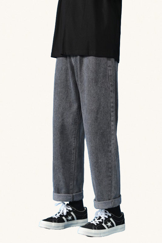 MONSEN Suitory Fleece-Lined Straight-Leg Jeans product image