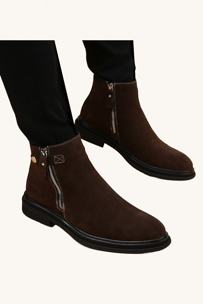 MONSEN Suitory Genuine Suede Martin Boots product image