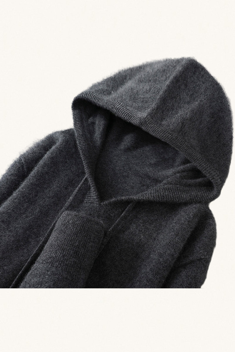 MONSEN Suitory AW 100% Wool Knit Hoodie product image
