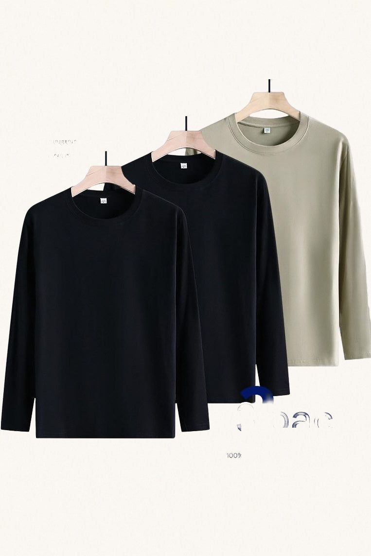 MONSEN Suitory 3-Pack Long-Staple Cotton Crewneck T-Shirt product image