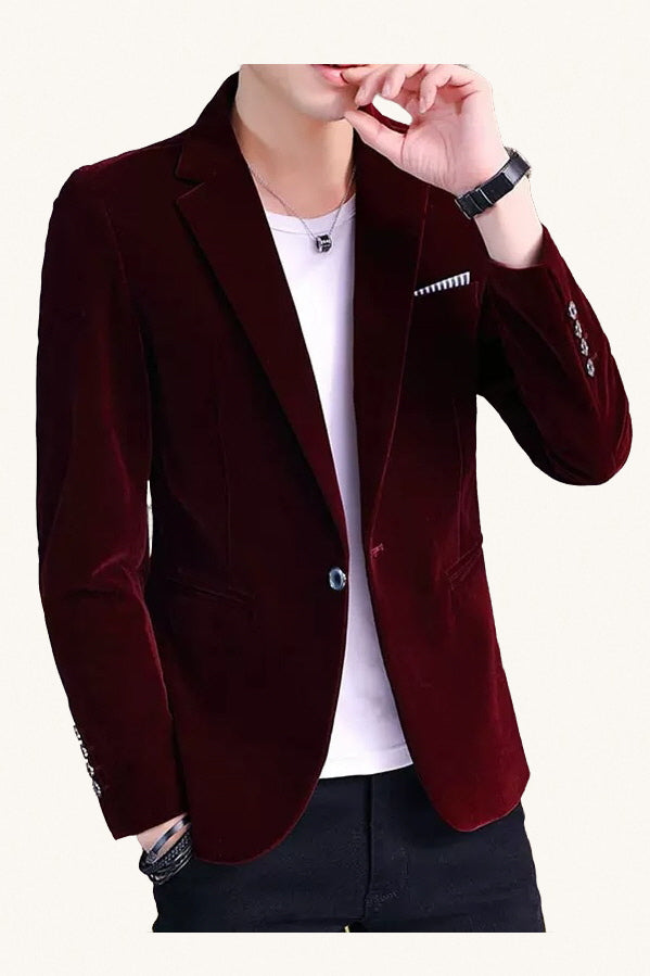 MONSEN Suitory Slim Korea-Style Blazer in Performance Blend product image