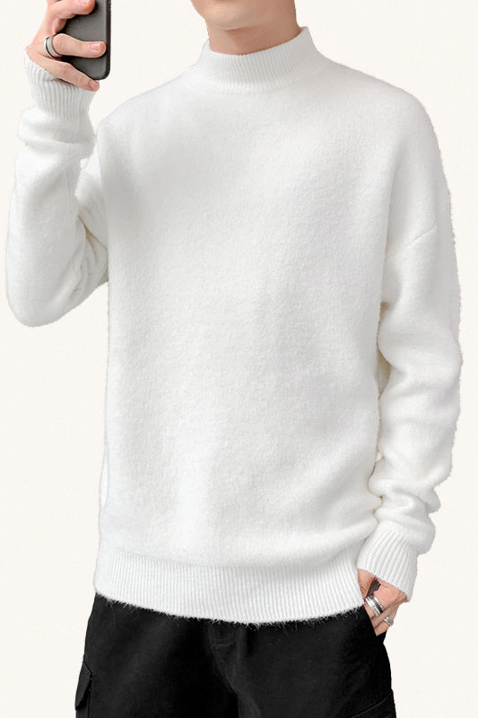 MONSEN Suitory High-Neck Fleece-Lined Sweater product image