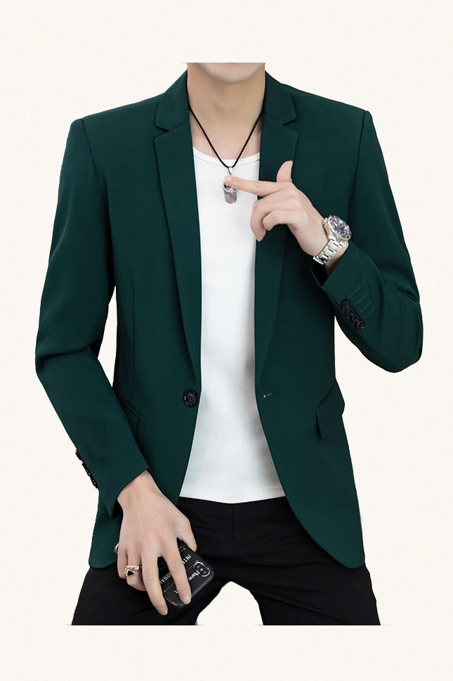 MONSEN Suitory Non-Iron Korean Slim Blazer in Performance Blend product image
