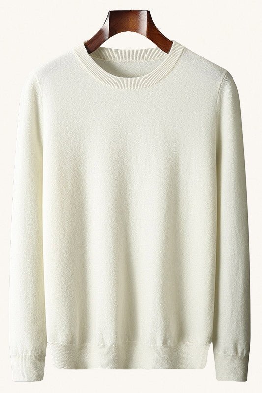 MONSEN Suitory Pure Goat Cashmere Sweater front view
