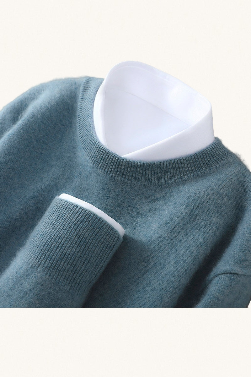 MONSEN Suitory 100% Wool Crewneck Sweater product image