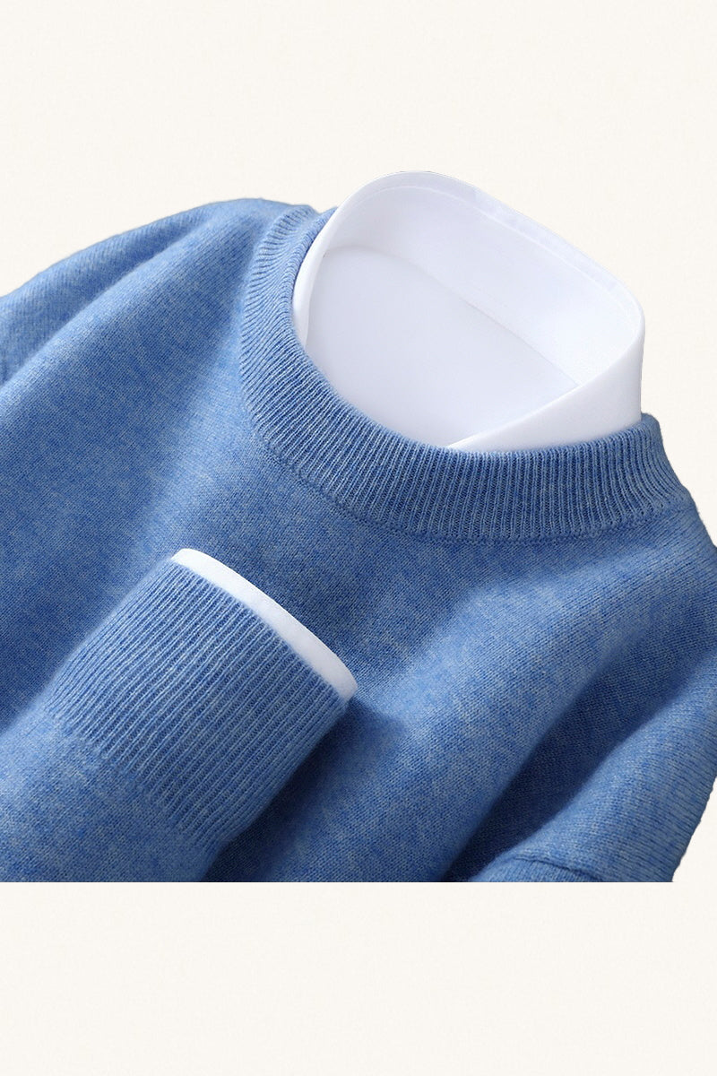 MONSEN Suitory 100% Wool Crewneck Sweater product image