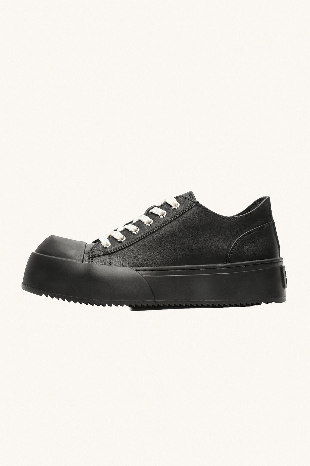 MONSEN Suitory Round-Toe Height-Boost Sneakers in Denim product image