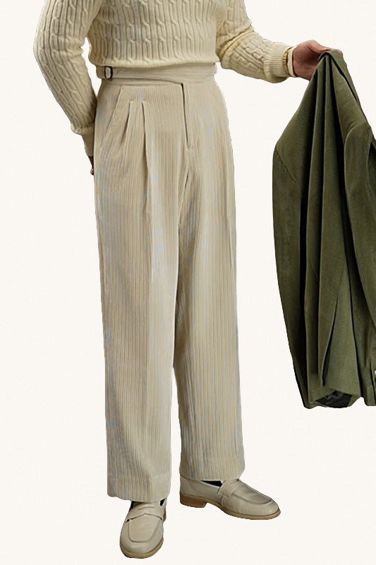 MONSEN Suitory High-Waisted Trousers in Performance Blend product image
