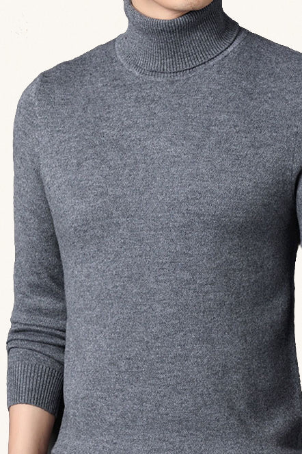 MONSEN Suitory 100% Wool Turtleneck Sweater product image