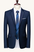 MONSEN Suitory Crease-Resistant Single Slim-Fit Blazer in Performance Blend front view