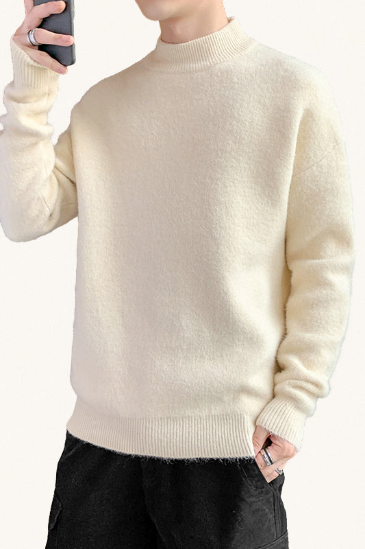MONSEN Suitory High-Neck Fleece-Lined Sweater product image