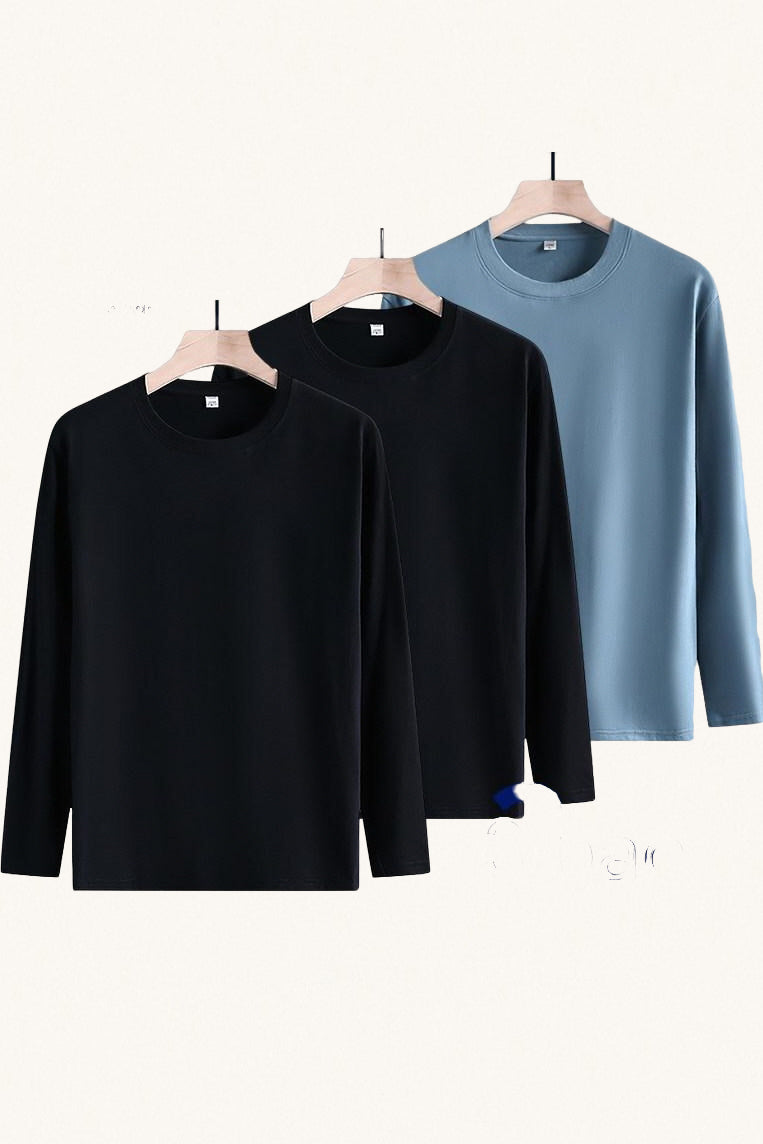 MONSEN Suitory 3-Pack Long-Staple Cotton Crewneck T-Shirt product image