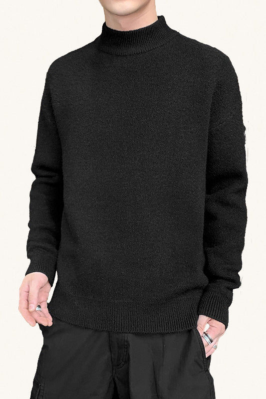 MONSEN Suitory High-Neck Fleece-Lined Sweater product image