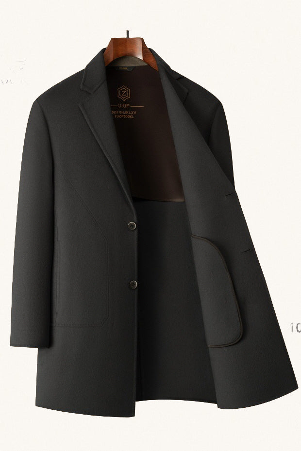 MONSEN Suitory 100% Wool Double-Faced Coat product image