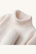MONSEN Suitory 100% Wool Turtleneck Sweater 2 front view