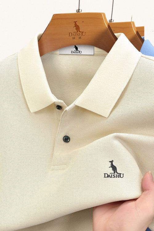 MONSEN Suitory 100% Cotton Comfortable Polo front view
