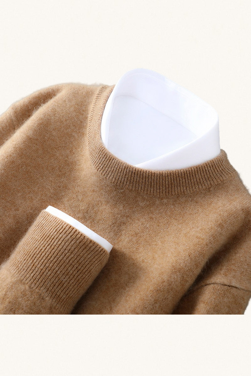 MONSEN Suitory 100% Wool Crewneck Sweater product image