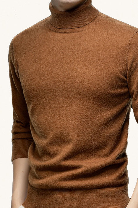 MONSEN Suitory 100% Wool Turtleneck Sweater product image