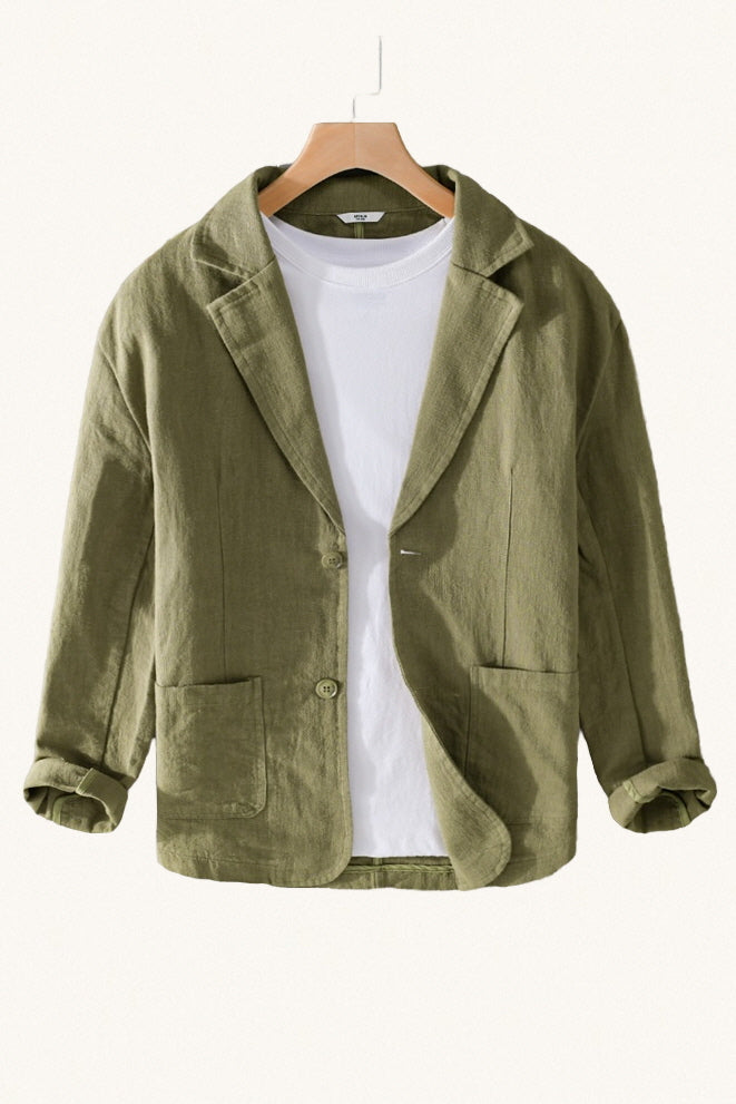MONSEN Suitory Breathable Ramie-Cotton Blazer product image
