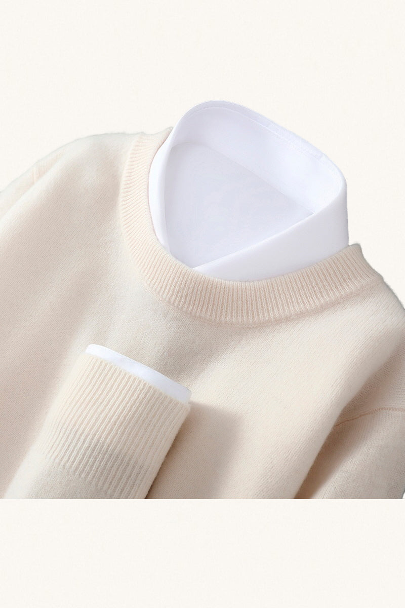 MONSEN Suitory 100% Wool Crewneck Sweater product image