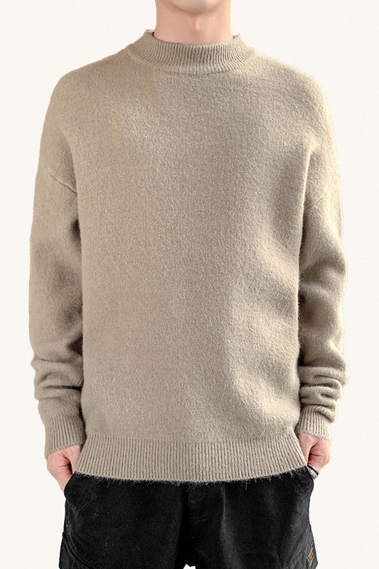 MONSEN Suitory High-Neck Fleece-Lined Sweater product image