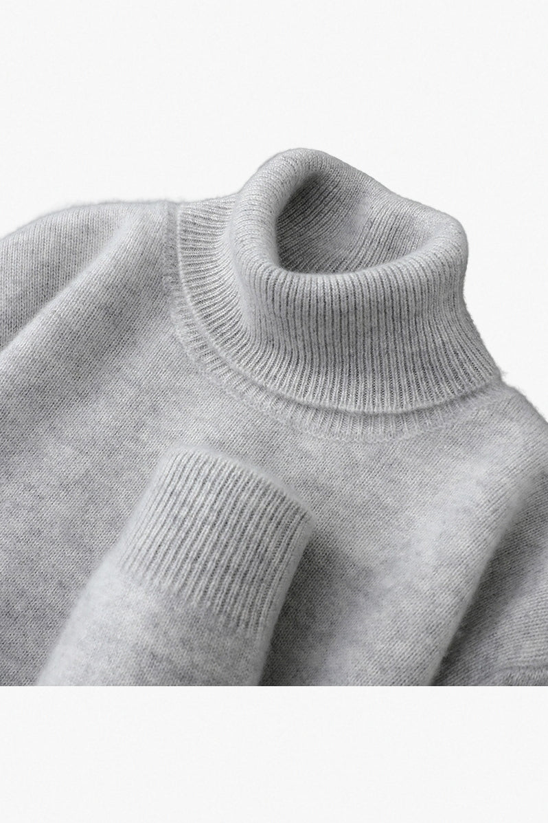 MONSEN Suitory 100% Wool Turtleneck Sweater 2 product image