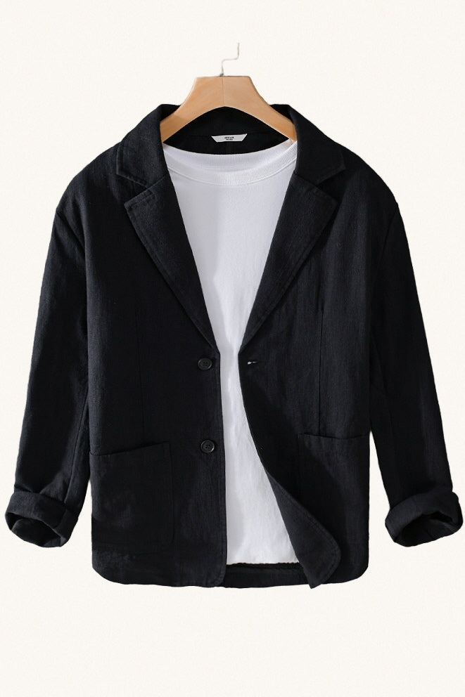 MONSEN Suitory Breathable Ramie-Cotton Blazer product image