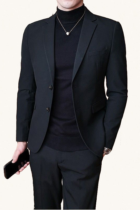 MONSEN Suitory Slim Korea-Style Blazer in Performance Blend product image