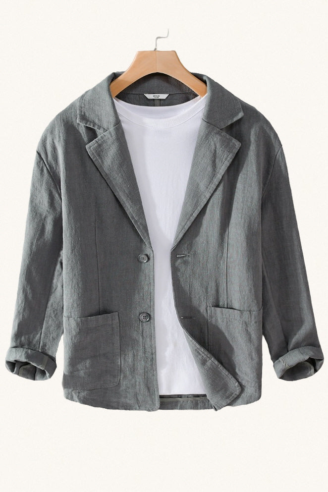 MONSEN Suitory Breathable Ramie-Cotton Blazer product image