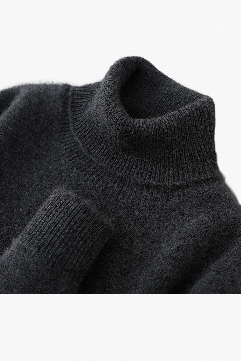 MONSEN Suitory 100% Wool Turtleneck Sweater 2 product image