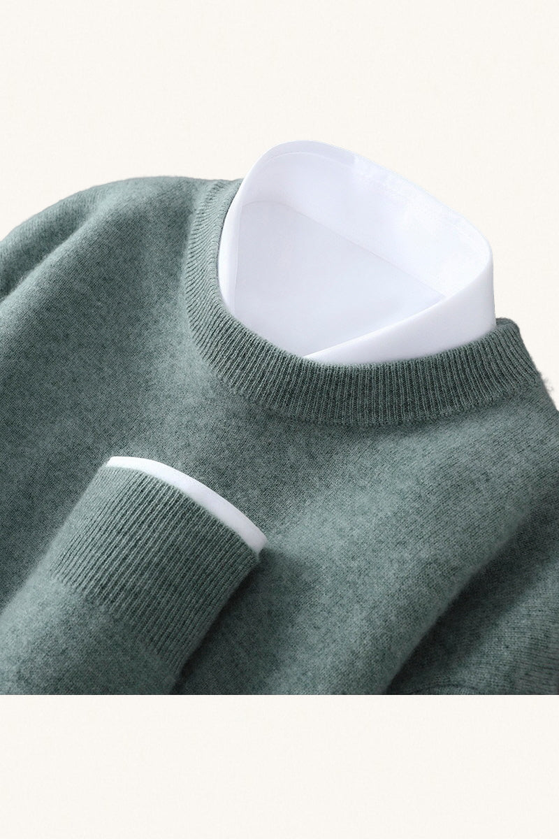 100% Wool Crewneck Sweater