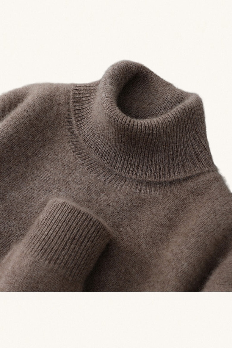 MONSEN Suitory 100% Wool Turtleneck Sweater 2 product image
