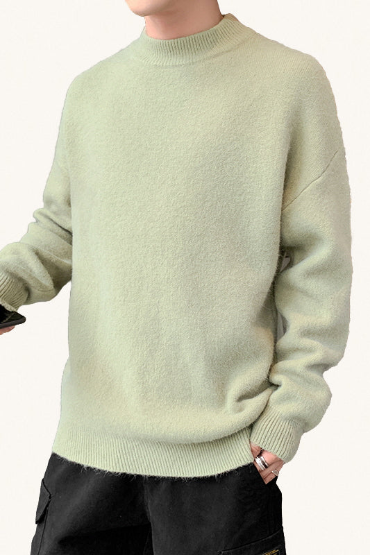 MONSEN Suitory High-Neck Fleece-Lined Sweater product image