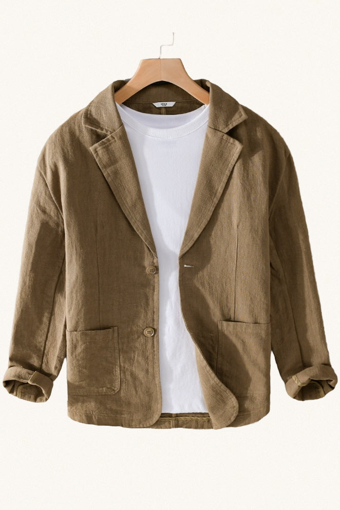 MONSEN Suitory Breathable Ramie-Cotton Blazer product image