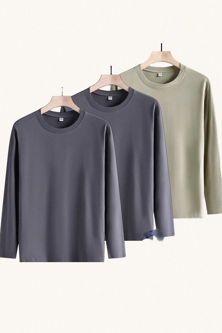 MONSEN Suitory 3-Pack Long-Staple Cotton Crewneck T-Shirt product image
