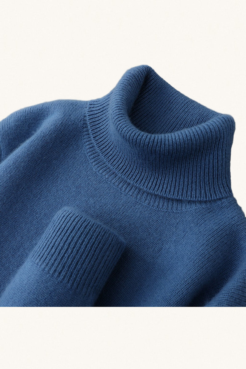 MONSEN Suitory 100% Wool Turtleneck Sweater 2 product image