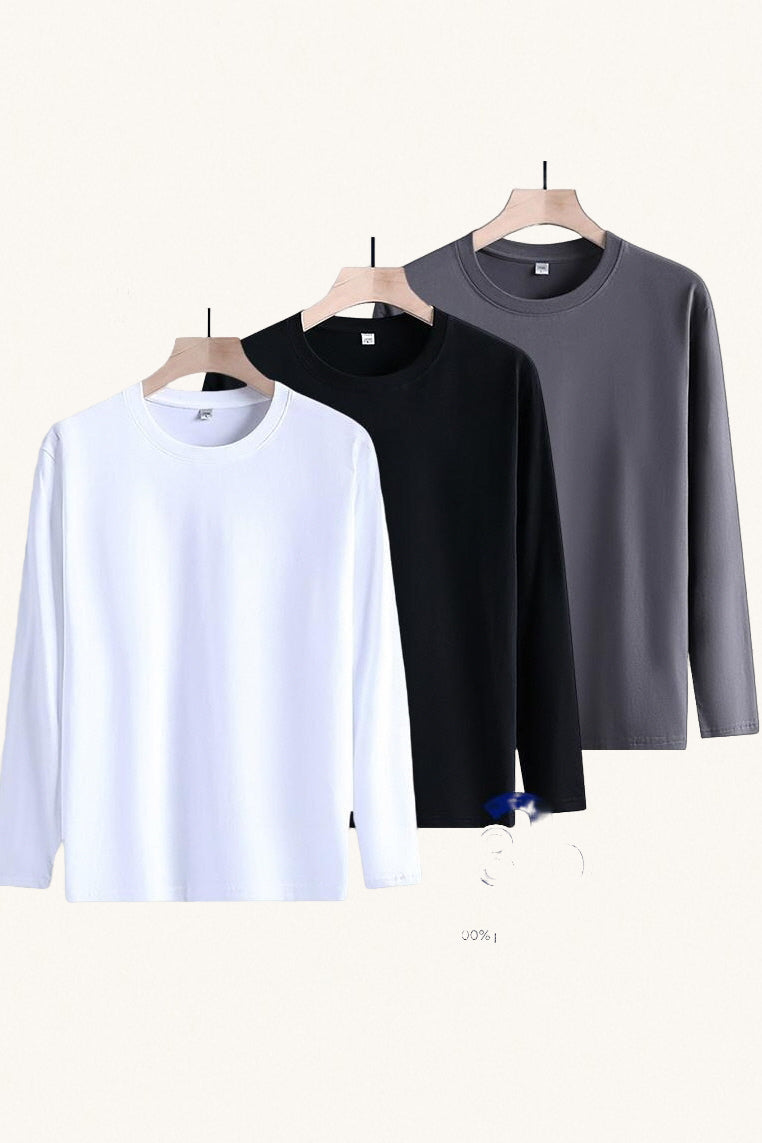 MONSEN Suitory 3-Pack Long-Staple Cotton Crewneck T-Shirt product image