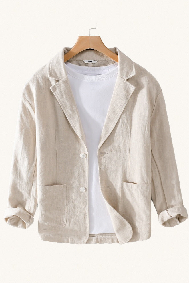 MONSEN Suitory Breathable Ramie-Cotton Blazer product image