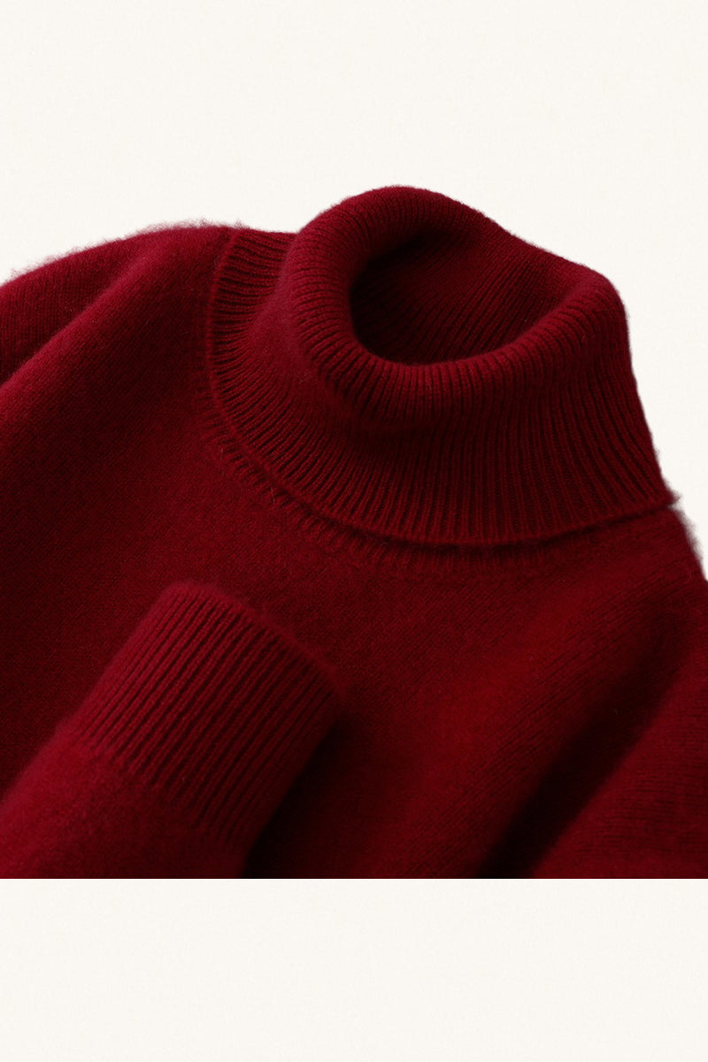 MONSEN Suitory 100% Wool Turtleneck Sweater 2 product image