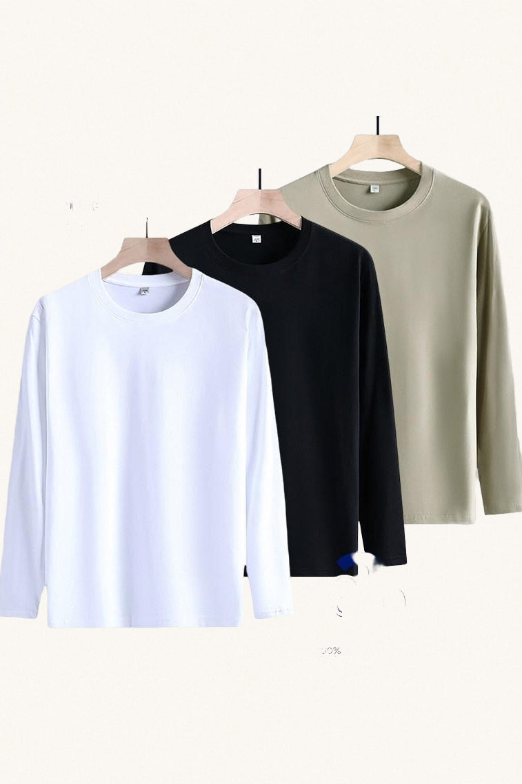 MONSEN Suitory 3-Pack Long-Staple Cotton Crewneck T-Shirt product image