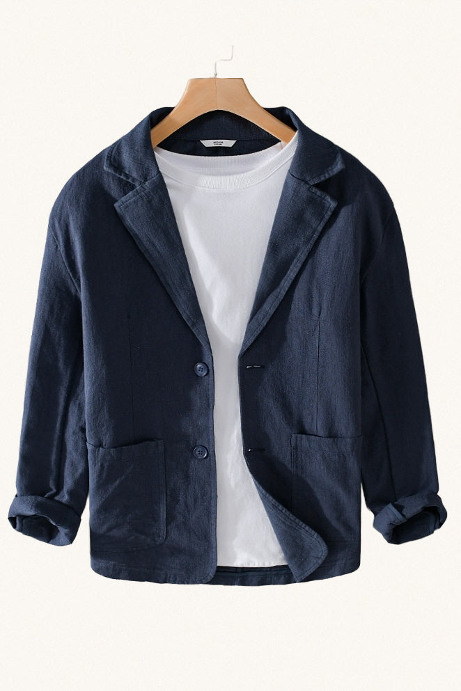 MONSEN Suitory Breathable Ramie-Cotton Blazer product image