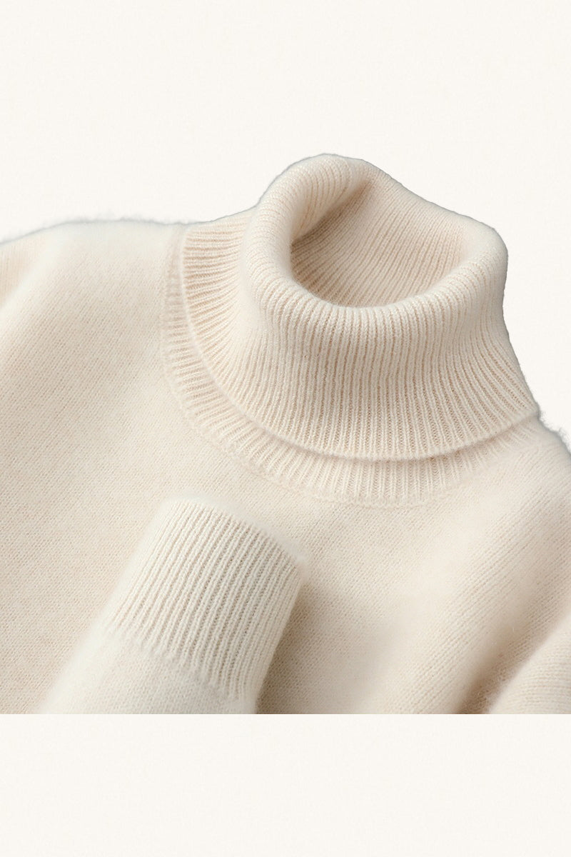 MONSEN Suitory 100% Wool Turtleneck Sweater 2 product image