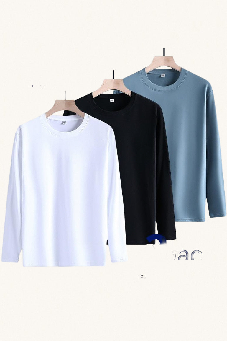 MONSEN Suitory 3-Pack Long-Staple Cotton Crewneck T-Shirt product image