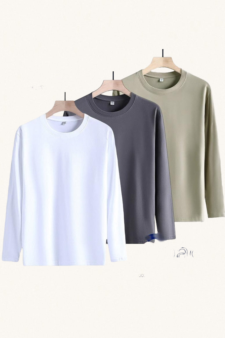 MONSEN Suitory 3-Pack Long-Staple Cotton Crewneck T-Shirt product image