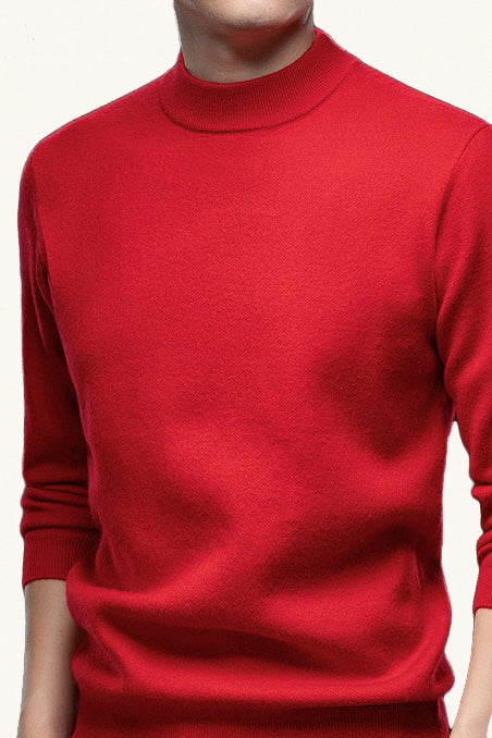MONSEN Suitory 100% Wool Half Turtleneck Sweater product image