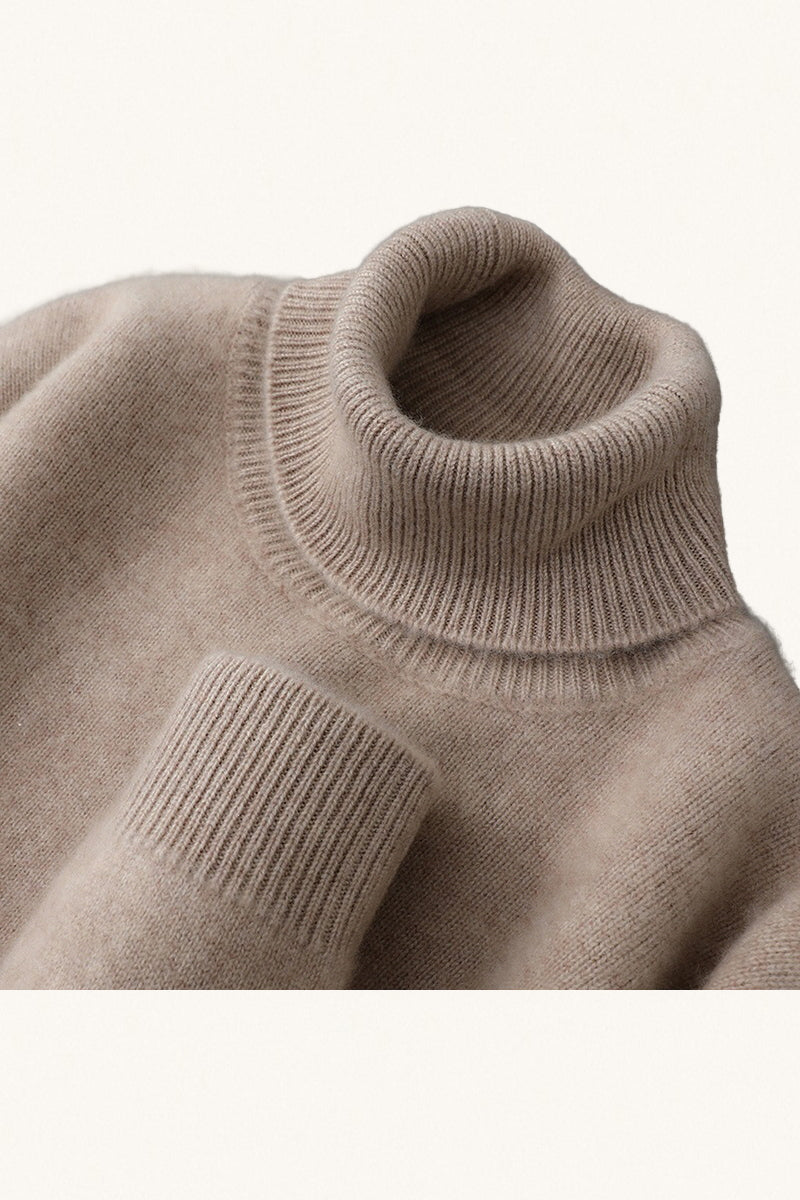 MONSEN Suitory 100% Wool Turtleneck Sweater 2 product image