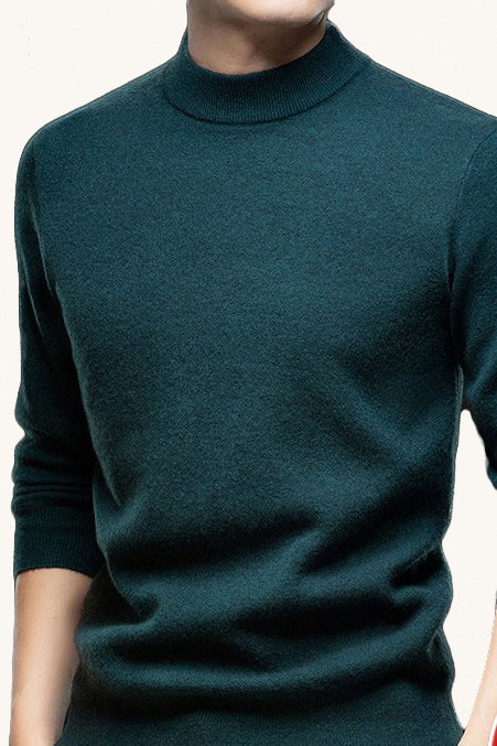 MONSEN Suitory 100% Wool Half Turtleneck Sweater product image